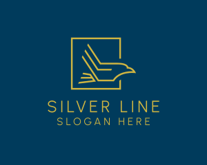 Eagle Line Art logo design