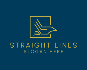 Eagle Line Art logo design