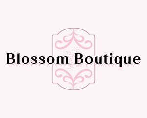 Ornamental Feminine Boutique logo design