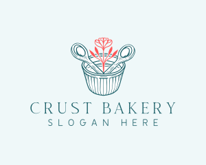 Baking Spoon Bakery logo design