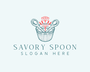 Baking Spoon Bakery logo design