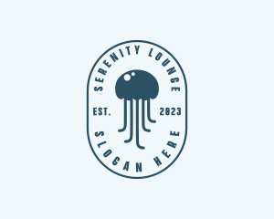 Jellyfish Marine Zoology Logo