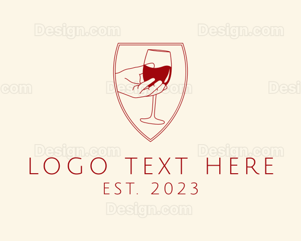 Wine Hand Bar Logo