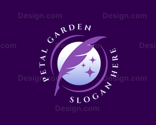 Quill Feather Pen Logo