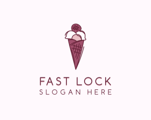 Dessert Ice Cream  Sweets Logo