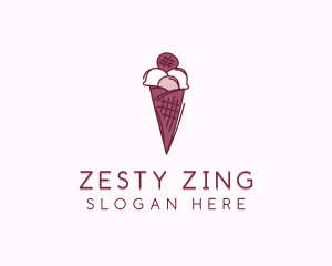 Dessert Ice Cream  Sweets Logo