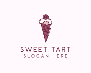 Dessert Ice Cream  Sweets logo design