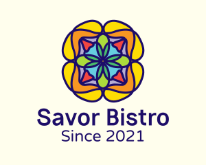 Colorful Flower Decoration logo