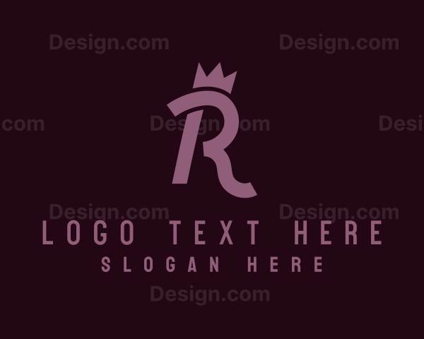 Regal Crown Letter R Logo