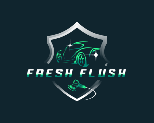 Car Polisher Restoration Logo