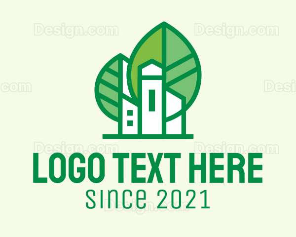 Eco Friendly Mansion Logo