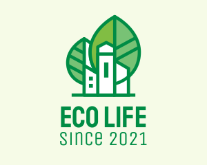 Eco Friendly Mansion  logo design