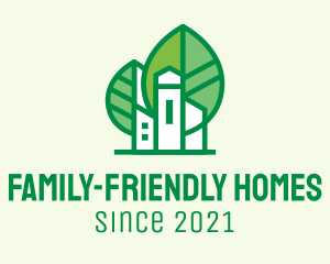 Eco Friendly Mansion  logo design