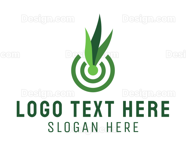 Green Plant Gardening Logo