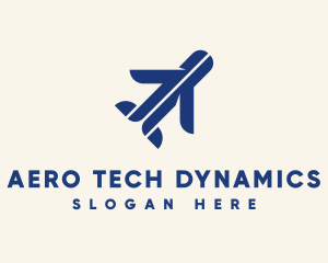 Minimalist Travel Airplane logo design