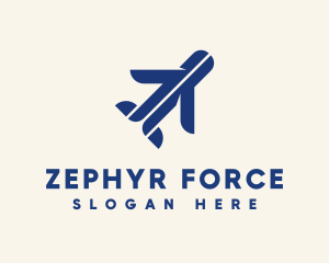 Minimalist Travel Airplane logo design