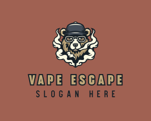 Bear Vape Smoking logo