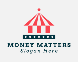 Circus Tent Amusement Park logo