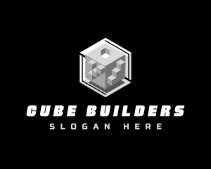 Cube Block Technology logo design