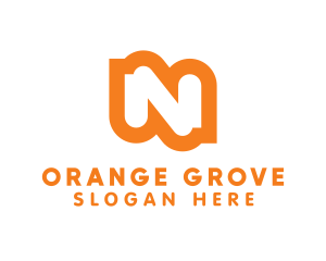 Orange Bold N logo