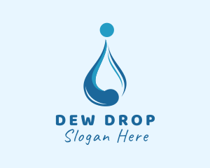 Water Liquid Droplet logo