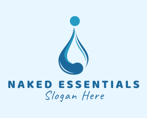 Water Liquid Droplet logo design