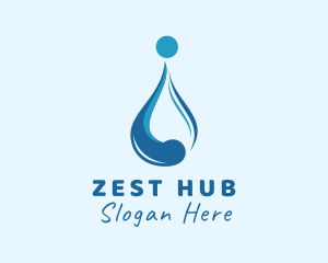 Water Liquid Droplet logo