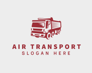 Transportation Dump Truck logo design