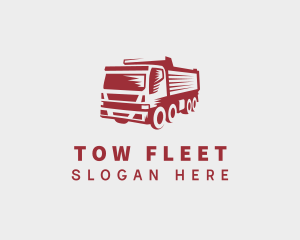 Transportation Dump Truck logo design