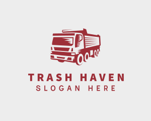 Transportation Dump Truck logo design
