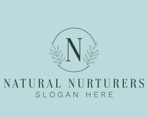 Organic Leaf Wellness logo design