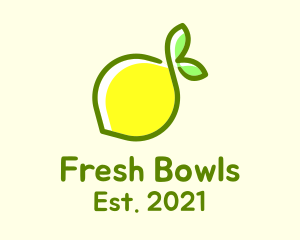 Fresh Lemon Citrus logo design