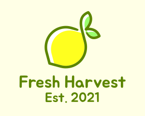 Fresh Lemon Citrus logo design