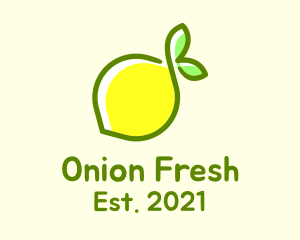 Fresh Lemon Citrus logo design