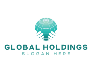 Global Hand Foundation logo design