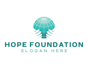 Global Hand Foundation logo design