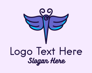 Purple Butterfly Needle logo