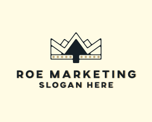 Marketing Arrow Crown logo design