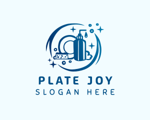 Clean Dishwashing Plate logo