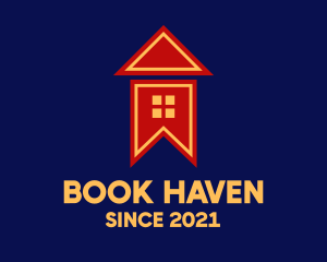 Home Library Bookmark logo
