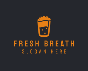 Fruit Shake Beverage logo design