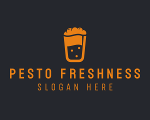 Fruit Shake Beverage logo design