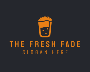 Fruit Shake Beverage logo design