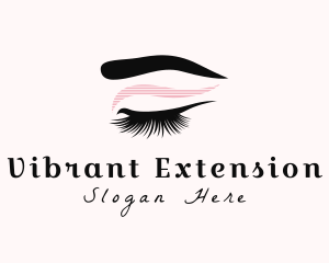 Lashes Woman Beauty logo design