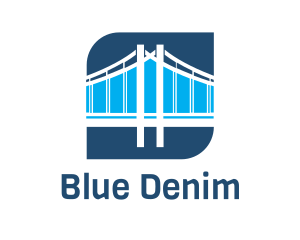 Blue Bridge Structure logo design