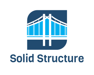 Blue Bridge Structure logo design