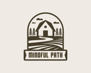 Farm House Road Pathway logo design