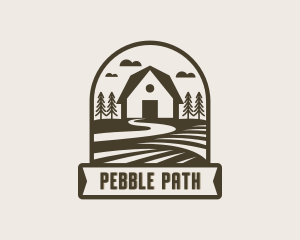 Farm House Road Pathway logo design