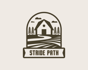 Farm House Road Pathway logo design