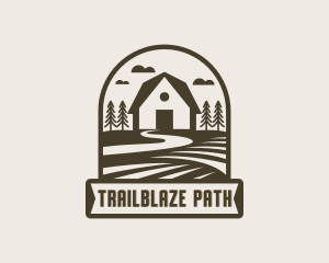 Farm House Road Pathway logo design